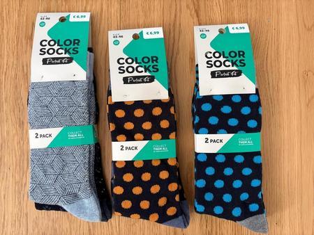 6 Paar Colorsocken Gr��e 43-46