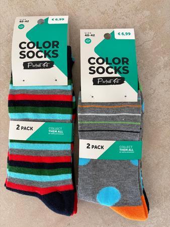 4 Paar Colorsocken Gr��e 40-42