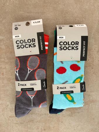 4 Paar Colorsocken Gr��e 43-46