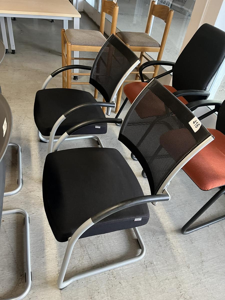 2 St&uuml;ck Freischwinger - B&uuml;rost&uuml;hle