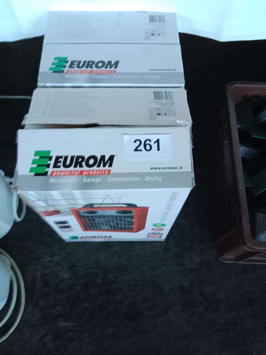 2 Stk. EUROM Heizstrahler 2000 Watt