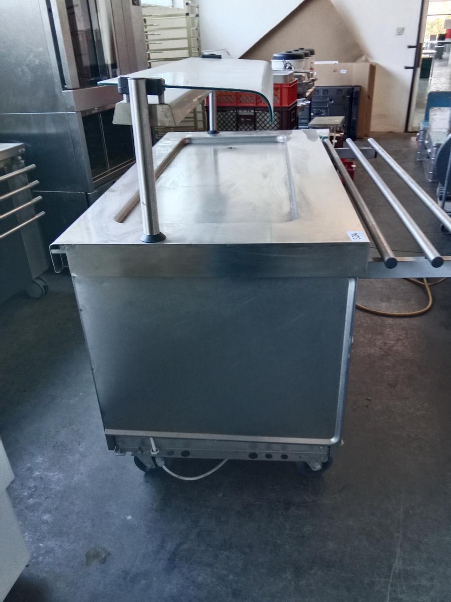 Edelstahl K&uuml;hlpult / Ausgabepult, 160x110x127cm?d=2026-03-07 09:00:27