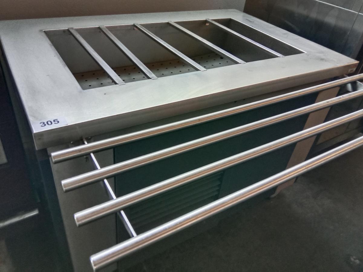 Edelstahl K&uuml;hlwanne / Saladette, ca. 130x120x90cm?d=2026-03-07 09:00:27