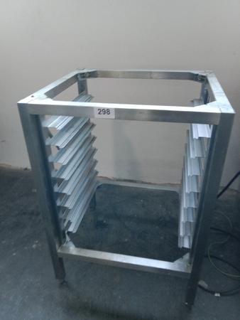 Edelstahl Unterbau 72x64x100cm, 8 Einschubm�glichkeiten