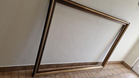 Goldrahmen, Innenl�nge 177cm, Innenbreite 120cm, unbesch�digt, ca. 70 Jahre alt