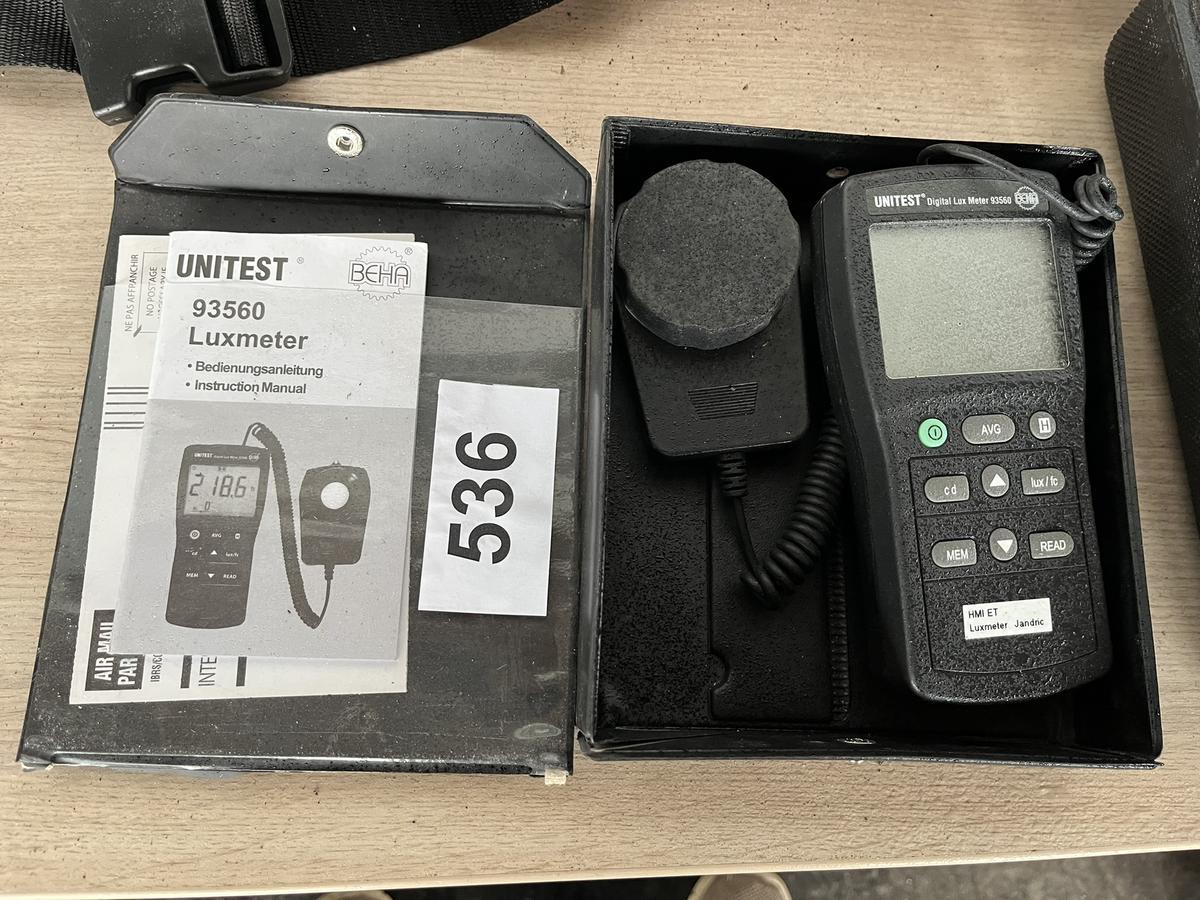 UNITEST 93560 Luxmeter Beleuchtungsst&auml;rkemessung