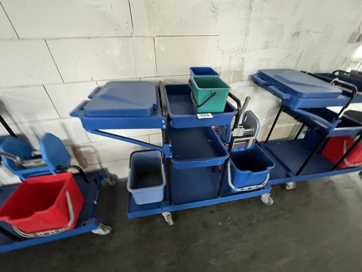 BAYERSAN Reinigungswagenset mit Handpresse