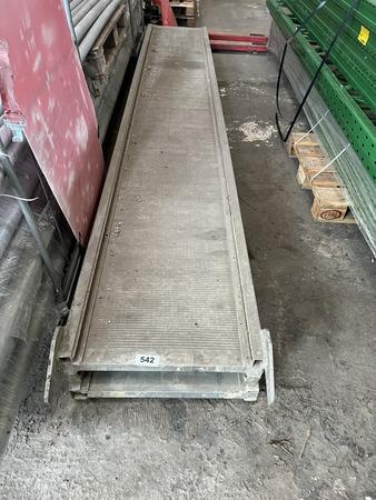 2 St�ck Profi - Massiv  Alu Verladerampen f�r Bagger 400/60/15 cm