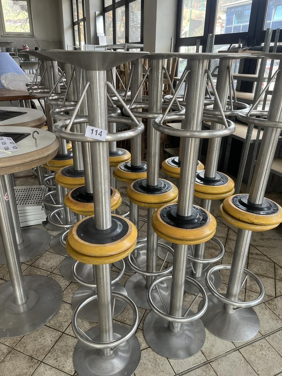 10 Stk. Barhocker, DM 33cm, 80cm hoch?d=2026-04-14 07:49:21