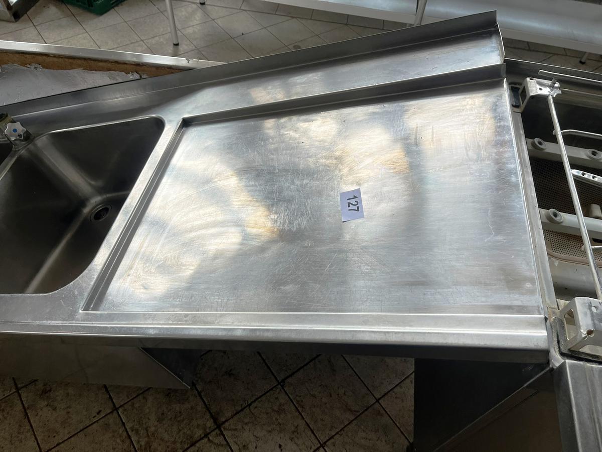 Edelstahl Sp&uuml;ltischmodul mit Doppelbecken, ca. 177x70cm, Beckengr&ouml;&szlig;e 45x45cm?d=2026-04-14 09:34:51