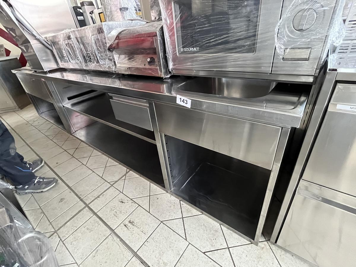 Edelstahlmodul mit Lade und Salatk&uuml;hlung, Becken mit Abdeckung, 353x70x75cm, Salatk&uuml;hlung ca. 65x45, Aggregat extern?d=2026-04-14 09:46:05