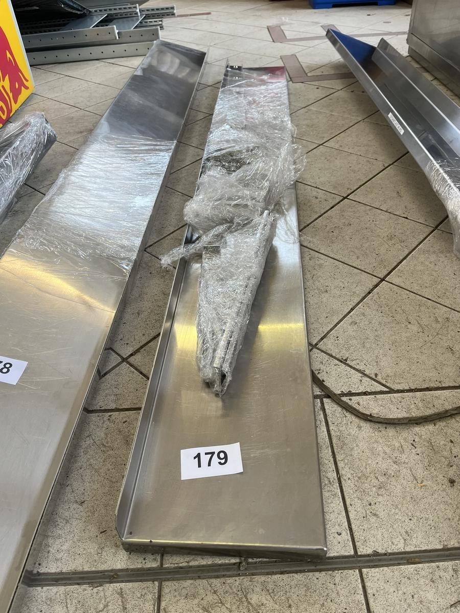 Edelstahlwandregal, ca. 168x21cm?d=2026-04-14 12:39:34