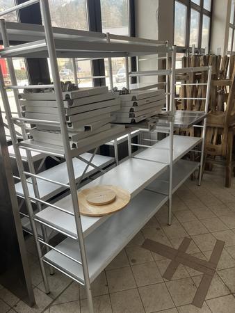 K�hlhausregal, ca. 215x47x180cm