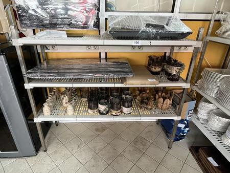 K�hlhausregal, ca. 160x40x142cm