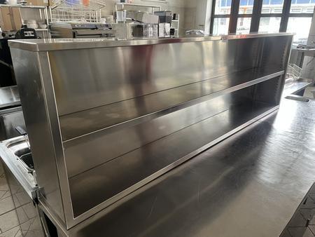 Edelstahl H�ngeschrank, ca. 208x27x66cm