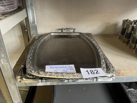 5 Stk. Servierplatten