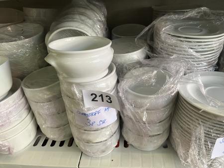 38 Stk. Suppentassen, gro�, 11.5cm DM