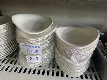 65 Stk. Salatteller, 25x20cm