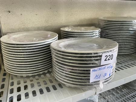 151 Stk. Men�teller, 27cm DM