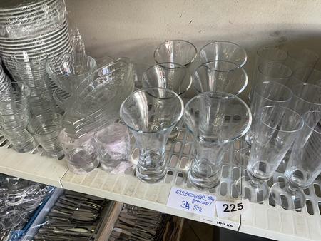 34 Stk. Eisbecher, gemischt