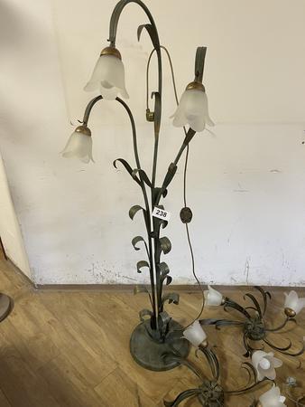 18 Stk. Wand- und Deckenleuchten, rustikal