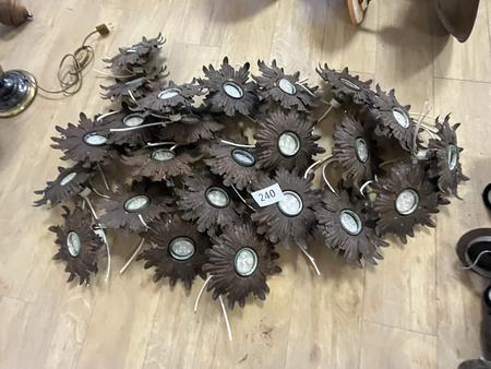 44 Stk. rustikale Deckenspots