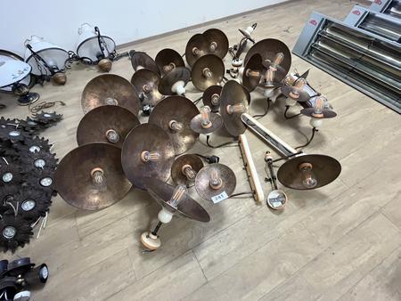 22 Stk. Decken- und Wandleuchten