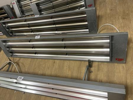Frico 6000 Watt Heizstrahler f�r Wandmontage, 188x40cm