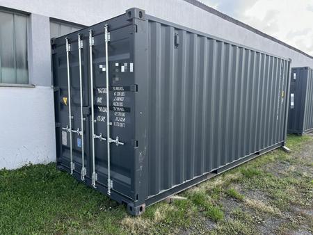 LINZ: 20 Fu� ISO See- und Lagercontainer, RAL7016 Anthrazitgrau