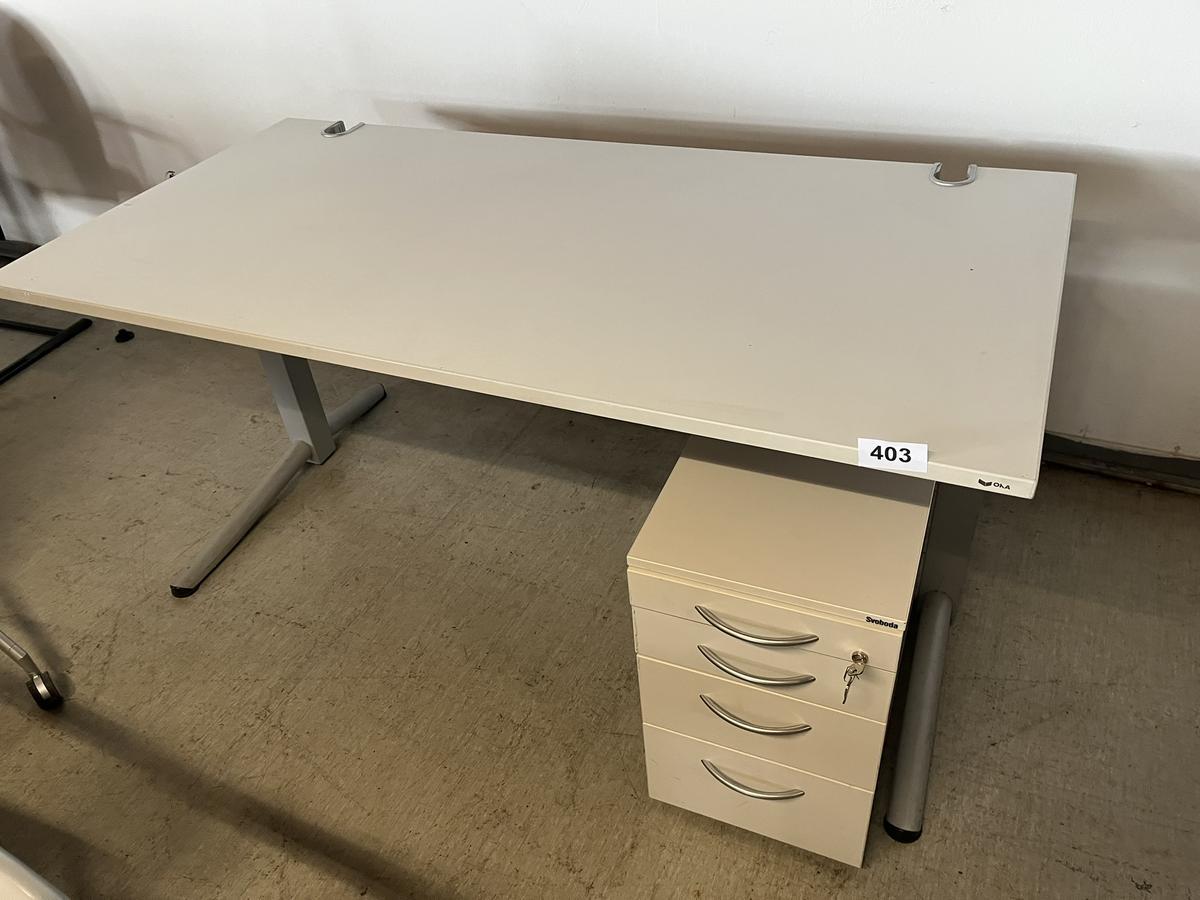 Schreibtisch ca. 160x80 cm h&ouml;henverstellbar grau?d=2026-05-25 23:11:23