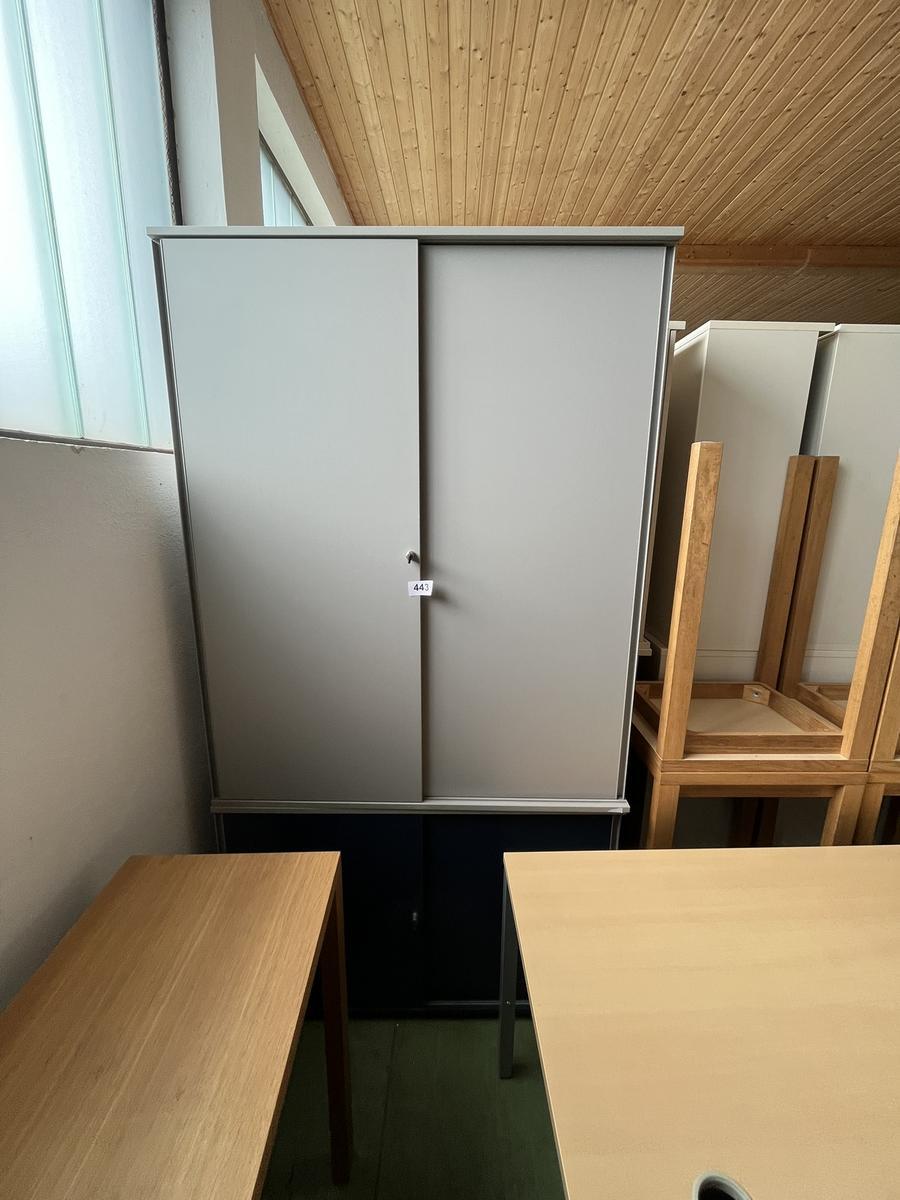 2 St&uuml;ck Aktenschr&auml;nke 120/150 cm sowie 120/75 cm mit Schiebet&uuml;ren?d=2026-05-25 19:48:49