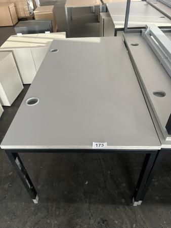 HALI Schreibtisch 160 x 80 cm, grau-anthrazit