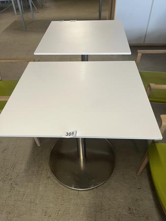 4 Stk.Tischmodule ca. 80 x 80 x 79 cm, Platte wei�