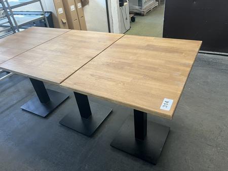 10 Stk. Gastrotische massiv,  80 x 60 x 76 cm