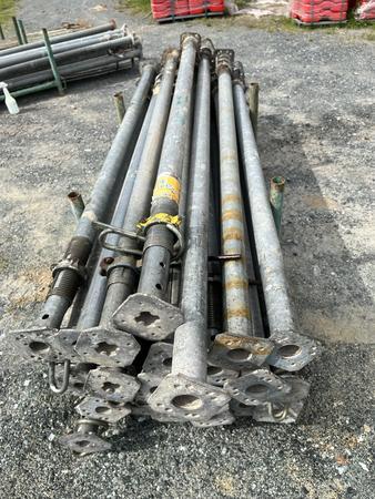 30 St�ck Schwerlast Deckenst�tzen verzinkt  ca. 400 cm inkl.Box