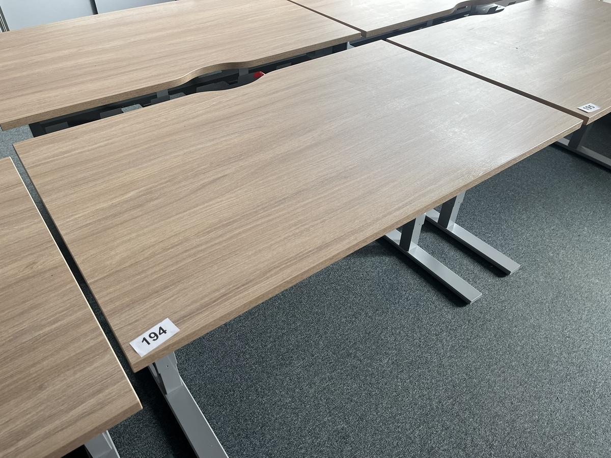 Schreibtischmodul Type B 130x80 cm