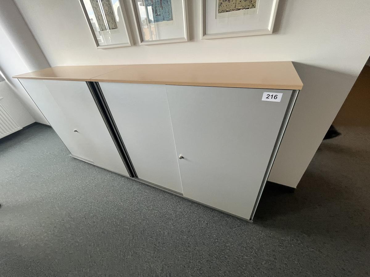 Aktenschrankmodul BENE 120x110 cm mit 3 Ordnerh&ouml;hen