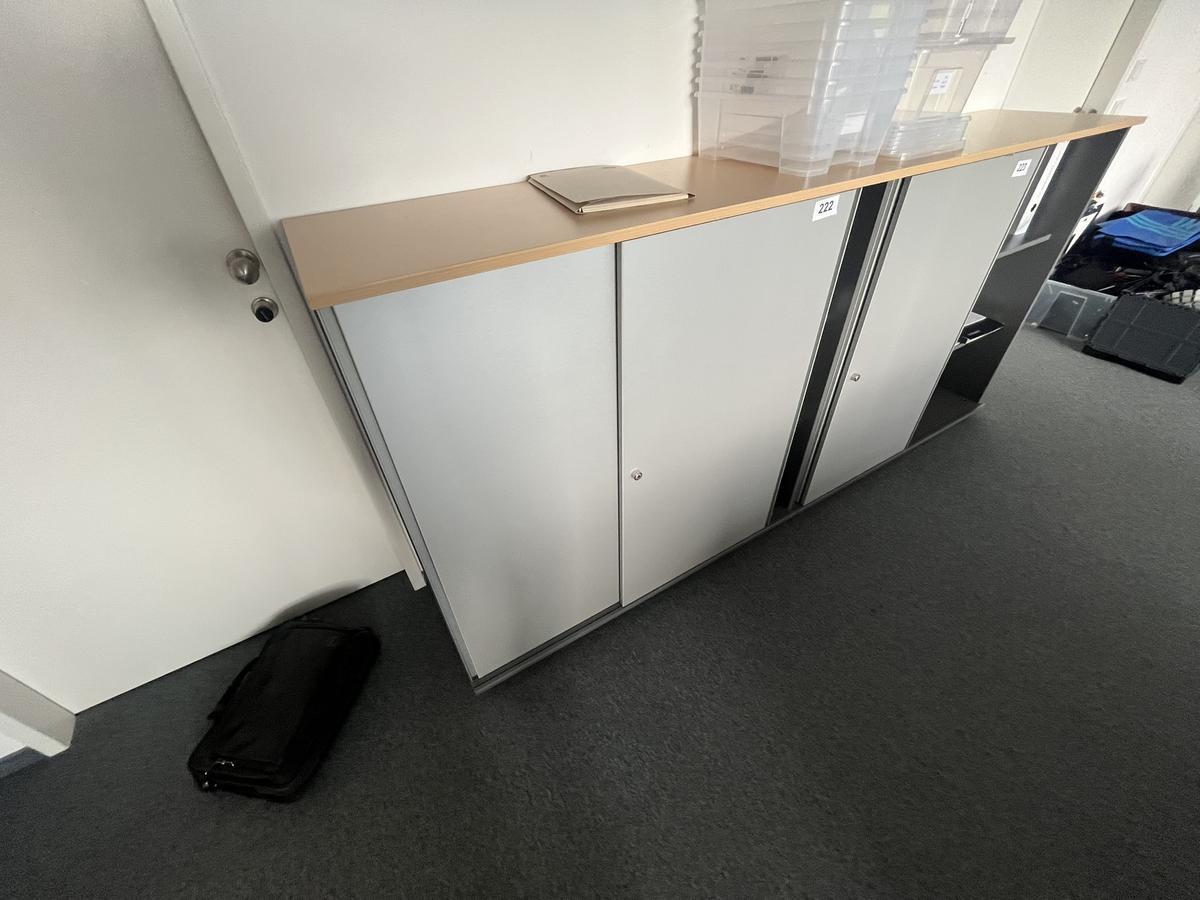 Aktenschrankmodul BENE 120x110 cm mit 3 Ordnerh&ouml;hen