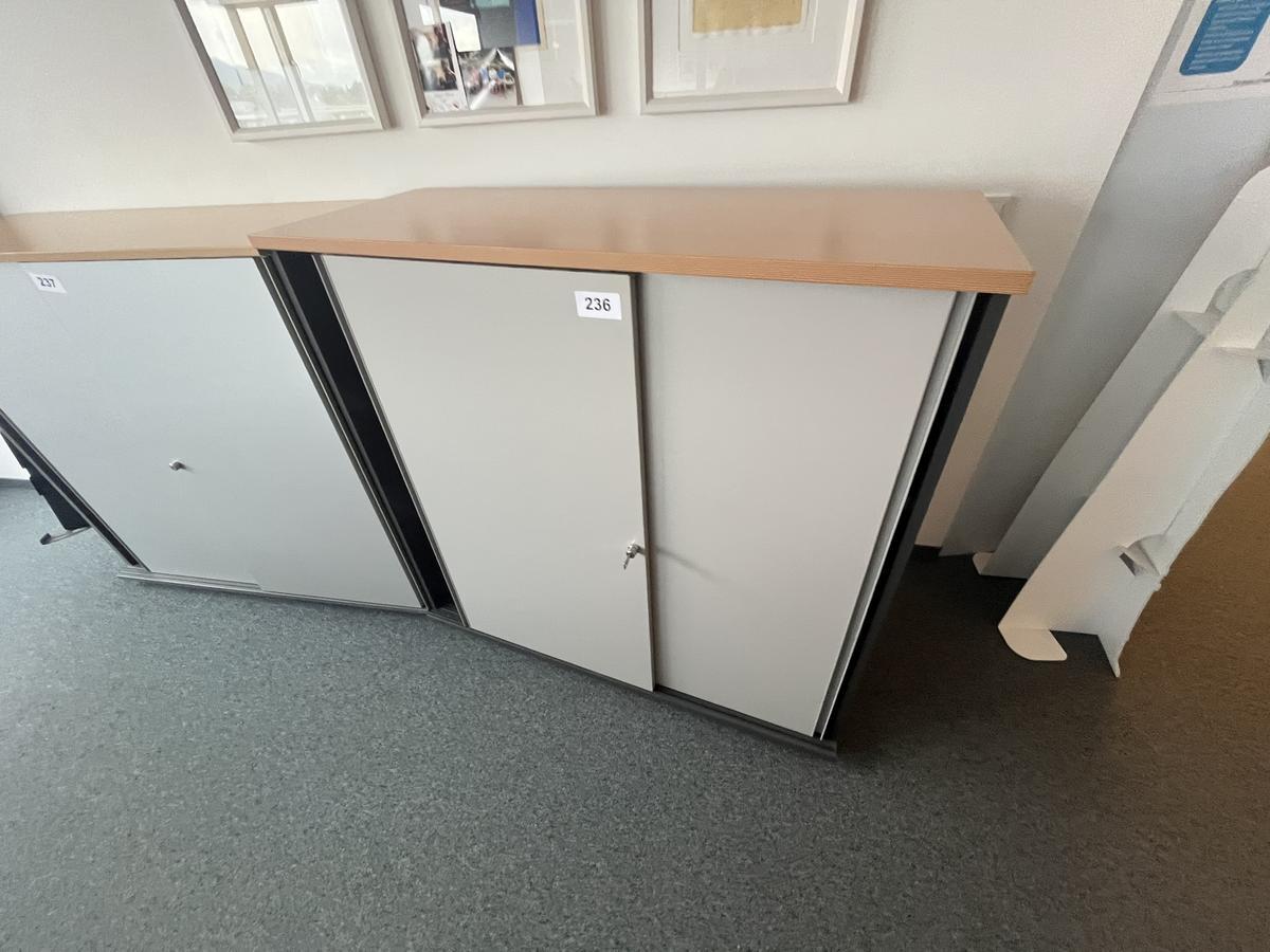 Aktenschrankmodul BENE 120x110 cm mit 3 Ordnerh&ouml;hen