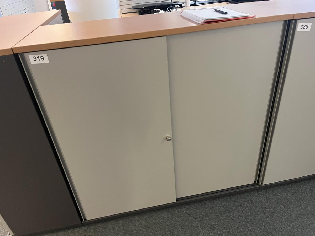 Aktenschrankmodul BENE 120x110 cm mit 3 Ordnerh&ouml;hen