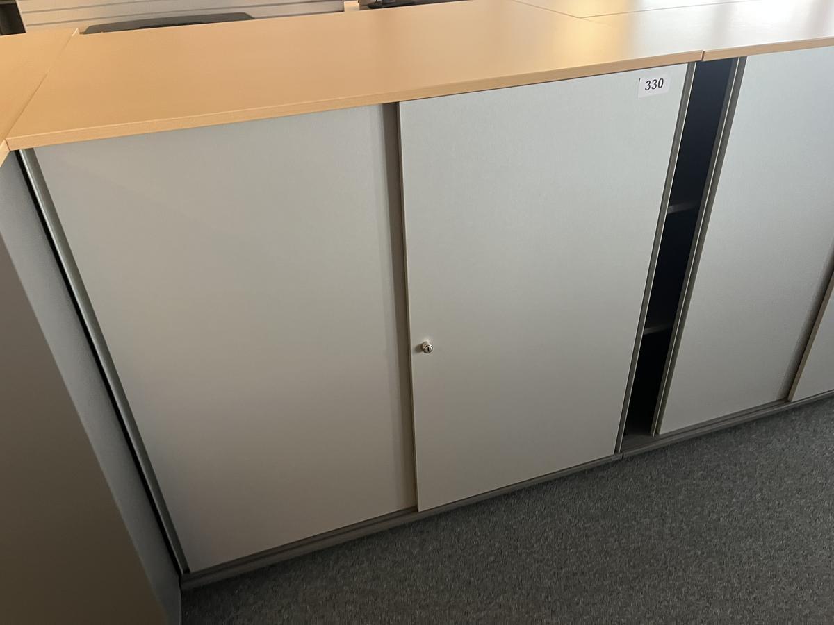 Aktenschrankmodul BENE 120x110 cm mit 3 Ordnerh&ouml;hen