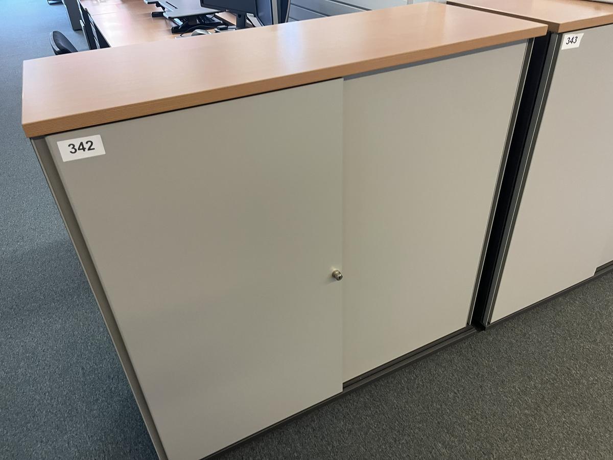 Aktenschrankmodul BENE 120x110 cm mit 3 Ordnerh&ouml;hen