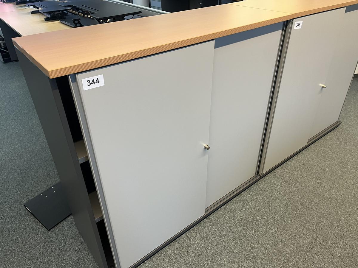 Aktenschrankmodul BENE 120x110 cm mit 3 Ordnerh&ouml;hen