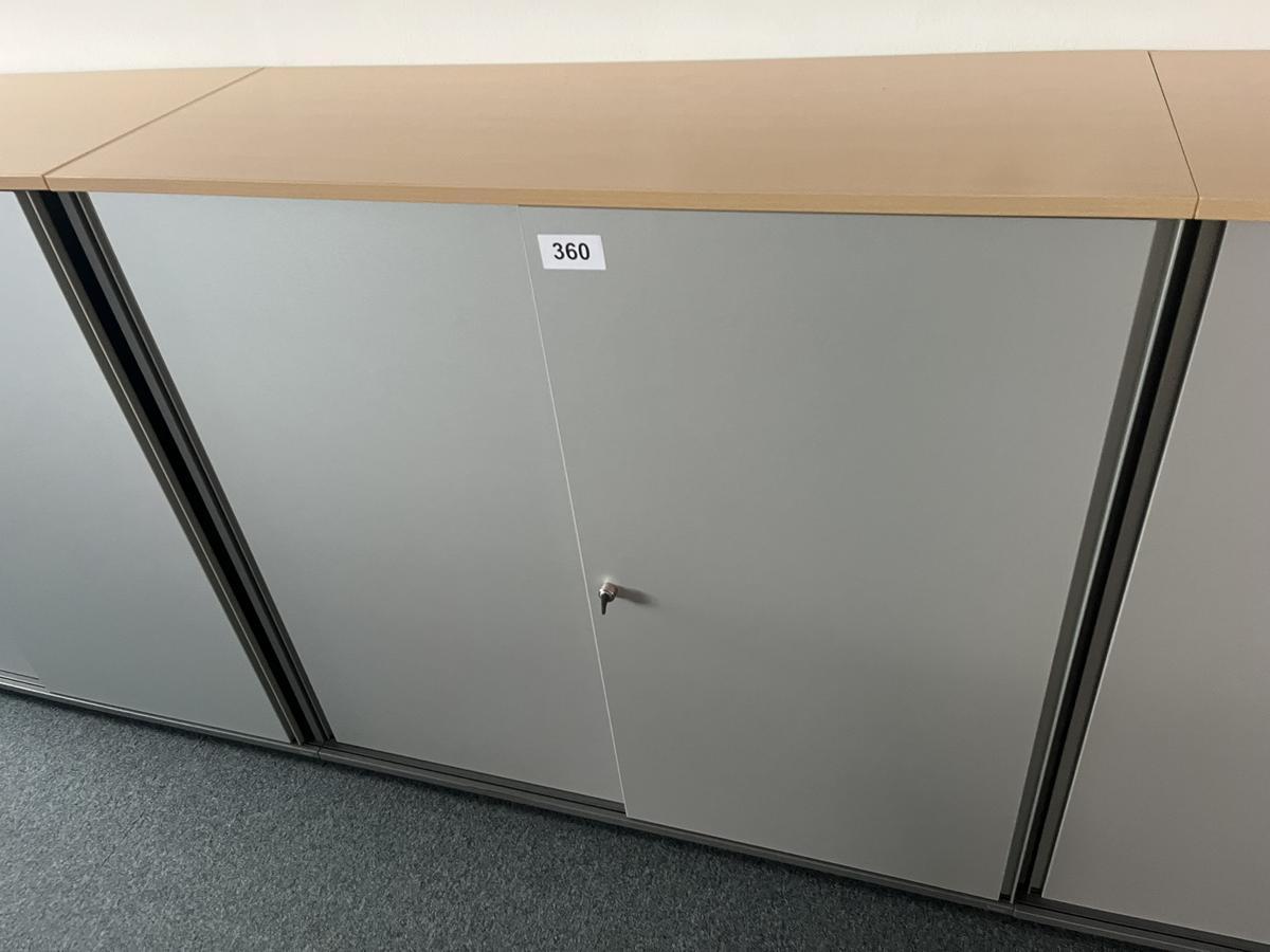 Aktenschrankmodul BENE 120x110 cm mit 3 Ordnerh&ouml;hen