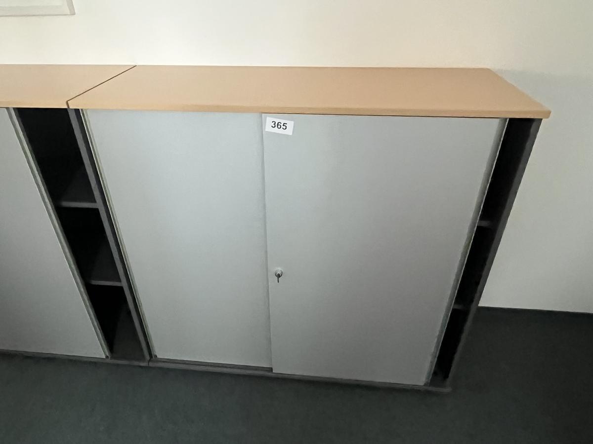 Aktenschrankmodul BENE 120x110 cm mit 3 Ordnerh&ouml;hen