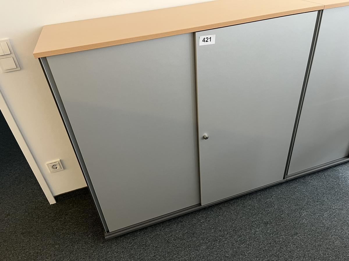 Aktenschrankmodul BENE 120x110 cm mit 3 Ordnerh&ouml;hen