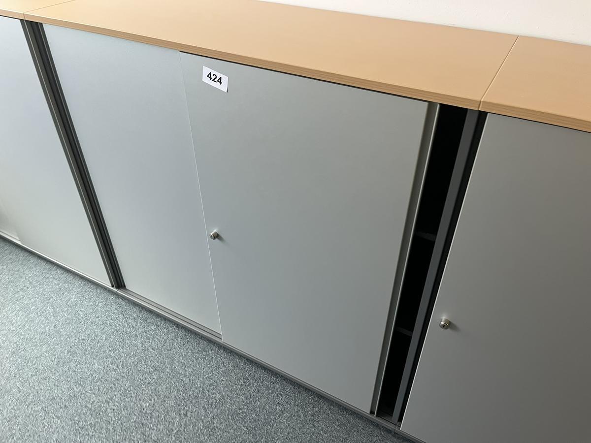 Aktenschrankmodul BENE 120x110 cm mit 3 Ordnerh&ouml;hen