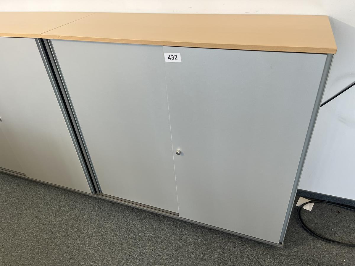 Aktenschrankmodul BENE 120x110 cm mit 3 Ordnerh&ouml;hen