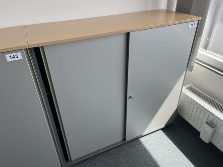 Aktenschrankmodul BENE 120x110 cm mit 3 Ordnerh�hen