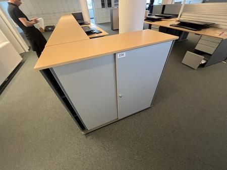 Aktenschrankmodul BENE 120x110 cm mit 3 Ordnerh�hen